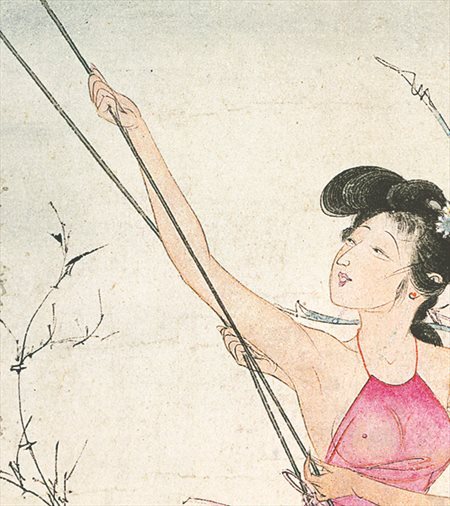 龙安-胡也佛的仕女画和最知名的金瓶梅秘戏图